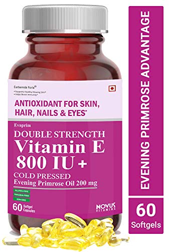 Carbamide Forte Vitamin E 800 IU Oil + Evening Primrose Oil 200mg - 60 Capsules RS.435 (60.00% Off) - Amazon Carbamide Forte Vitamin E 800 IU Oil + Evening Primrose Oil 200mg - 60 Capsules RS.435 (60.00% Off) - Amazon