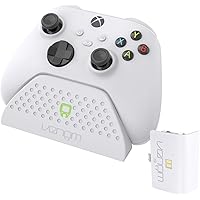 Venom Charging Dock with Rechargeable Battery Pack - White (Xbox Series X, Xbox Series S)