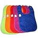 BEST Baby Bibs Waterproof with Snaps for Girls & Boys (5 Pack) - Waterproof Teething Dribble Baby Bibs Set - Perfect For Baby Gifts Basket NewBorn By CHARIS KID