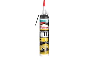 Pattex Millechiodi Forte & Rapido Kiwi, adesivo di montaggio multimateriale per sostituire chiodi al muro, adesivo extra forte in un nuovo formato più facile, 1x260g