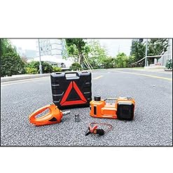 Martinetto Idraulico Elettrico, 3,5 Ton 12V DC Idraulico Auto Piano Jack Con Luce A LED Per Auto, Berlina, Van, SUV
