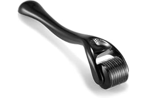 Jinpojun Dermaroller 1.5mm, Bartroller, Beard Roller für Skin and Hair Care for Men and Women, Beard Growth, Micro Needle Roller für Gesichtshautpflege, Anti-Aging, Anti-Falten, Narbenentfernung