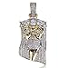 Produktbild ANLW Männernecklase-Persönlichkeit Vintage Jesus Kaiser Crown Micro-Inlay Zircon Pendant Hip Hop Jewelry Fashion Accessoires