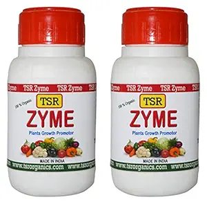 TSR Organic Fertilisers & Pesticides Zyme Liquid Fertilizer for All Indoor and Outdoor Plants and Crops, 250 ml (Pack of 2)