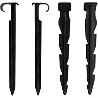 GARDENIX 50 Stück AquaPIN Gartenschlauch Anker Boden Erdspiess Befestigungsanker für Tropfschlauch Perlschlauch…