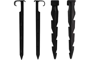 GARDENIX® Pack of 100 AquaPIN Ground Securing Pegs for Drip Irrigation Line Weeping Pipe Soaker Hose