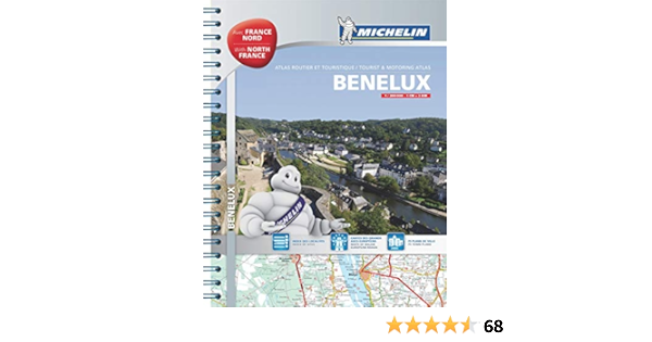 Michelin Strassenatlas Benelux Mit Spiralbindung Michelin Atlanten Amazon De Michelin Bucher