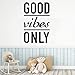 Produktbild HNXDP Zitieren Gute Stimmung Nur Umweltschutz Vinyl Aufkleber Für Baby Raumdekoration Silber M 28 cm X 44 cm