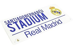 Real Madrid Street Sign White