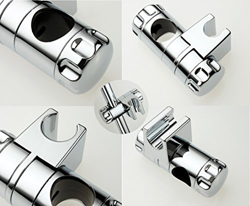 Rixow Gleiter Schieber Brausehalter Stangengleiter für Duschstange 25 mm - 6