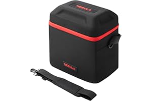 ‎NEBULA Torba podróżna Nebula Cosmos Laser, zaprojektowana dla Cosmos Laser, wodoodporna, odporna na wstrząsy, ochronna torba wykonana z poliestru, z paskiem do noszenia i paskiem na rękę, czarna, użytkowa