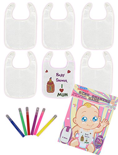 Baby Shower Bibs Drawing Game