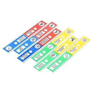 12Pcs Prepared Microscope Slides Specimen Animals Insects Plants Flowers Sample Biological Specimen