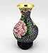Produktbild 10,2 cm Jade Topf Spring blau Cloisonne Flower Vase Eigenschaften Crafts handgefertigt Kupfer Reifen Emaille Emaille