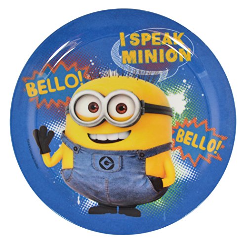 Joy Toy 72003 – Minions Melaminset – 2 Teller und 1 Becher, 23 x 8 x 22 cm, 3-teilig - 3