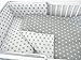 3 PIECE NURSERY BABY BEDDING SET (reg to fit COT 60x120cm) - Dino Pink
