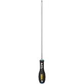 Stanley FatMax Screwdriver Pozidriv PZ2 250 mm Blade Length, Chrome Vanadium Ergonomic SoftGrip Handle 0-62-571