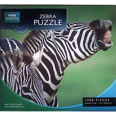 Preisvergleich Produktbild Puzzle - 1000 Teile von BBC Planet Earth - Zebras [UK Import]