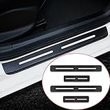 Auto Türschweller Beschützer ist zielen auf Kratzschutz, Abdeckung vorhandene Kratzer beim Laden oder Entladen von vorderen / hinteren Türen, haben eine gute Rutschfestigkeit und Weichheit. Es dauert lange, aber es ist leicht zu entfernen.