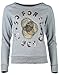 Produktbild Rich & Royal Damen Sweatshirt Größe L Grau (grau)