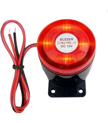 Brandweerwagen Sirene, 7,8 X 5,3 Inch 125dB Motoraangedreven