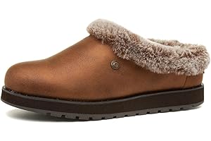 Womens Skechers Bobs Keepsakes R E M Warm Faux Fur Outdoor Winter Slipper -