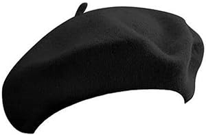 Rayinblue Women Vintage French Beret Beanie Elegant Soft Stretchy Cap Lightweight Classic Solid Winter Hat, One Size
