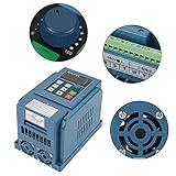 ★★★★★ Dieses VFD-Laufwerk ist einfach zu bedienen und zu verkabeln. Die Kabel werden über Schraubklemmen angeschlossen, die bequemer sind.