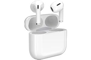 Joymy Bluetooth Kopfhörer In Ear, Wireless Kopfhörer Kabellos mit HiFi Stereo-Sound, IPX7 Wasserdicht Kabellose Kopfhörer Touch Control, Eingebautes Mikrofon,für Arbeit und Reise (Weiß)