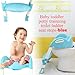 Gotobuy- Baby Toddler Potty Training Toilet Ladder Seat Steps Assistant Potty For Toddler Child Toilet Trainer (Blue)