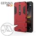 Produktbild Hülle für Nokia 6 2018. Hybrid Hülle [Heavy Duty] German Tech®, Outdoor Dual Layer Armor Case Handy Schutzhülle - Rot.