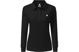 JINSHI Femme Polo Shirt à Manches Longues Sport Golf Tops d'hiver