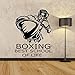 Produktbild ljradj Hot Boxing Aufkleber Abnehmbare Vinyl Wandbild Poster Für Küche Restaurant Wanddekoration Wandbilder L 43 cm X 55 cm