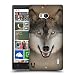 Produktbild Head Case Designs Grau Wolf Tiergesichter 2 Ruckseite Hülle für Nokia Lumia Icon / 929 / 930