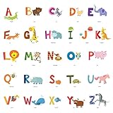Decowall DA-1503A Tier-Alphabet Wandsticker Wandaufkleber Wandtattoo Kinderzimmer - 5