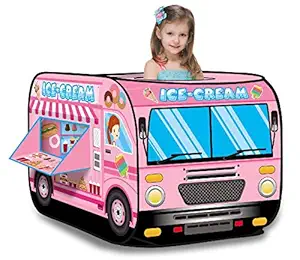 Popsugar Candy Car Camp N Play Tent for Kids | Indoor or Outdoor, Foldable Tent, Portable, Multiclolor