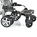 NEW BABY TRAVEL STROLLER PRAM BUGGY THREE WHEELER BOARD KIDDIE KIDDY BOARD PINK