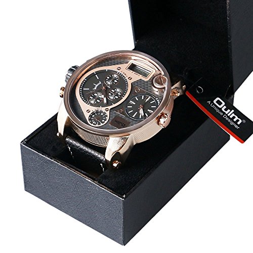 yisuya Oulm 9316b Marken-/Designer-Armbanduhr Militrstil 5,5 cm Japanisches Uhrwerk Armbanduhr fr Herren Sportuhr Stunden in Rotgold Uhr mit Geschenk-Box yisuya Oulm 9316b Marken-/Designer-Armbanduhr Militrstil 5,5 cm Japanisches Uhrwerk Armbanduhr fr Herren Sportuhr Stunden in Rotgold Uhr mit Geschenk-Box