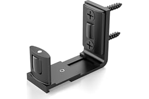 CCJH Premium - Guía de suelo para puerta corredera (altura ajustable, con base plana y protección contra la oxidación), color negro