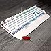 Produktbild JAYDENN RGB mechanische vollfarbige Tastatur mit voller Tastenbeleuchtung-whitegreenshaft