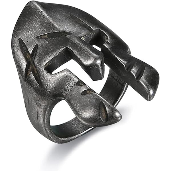 SINLEO Men's Stainless Steel Hawk Eagle Ring - Biker Style Sculptural Band In Silver Or Antique Gold - View #7