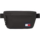 Tommy Hilfiger TJM DAILY + BUM BAG Erkek &Ccedil;anta, Siyah, Tek Beden