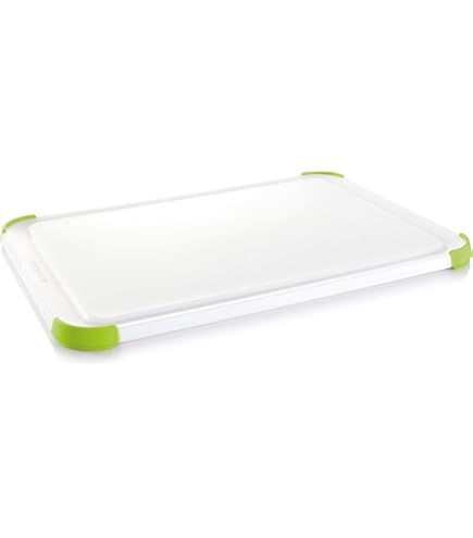 Tagliere Rettangolare Tescoma Presto - In Plastica Bianca, 36x24 Cm, Con Scanalatura E Fondo Antiscivolo - Foto 8