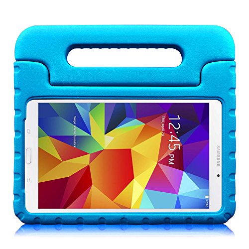 Fintie Samsung Galaxy Tab 4 7.0 Kinder Hülle – Ultra-leichte, stoßfeste und kinderfreundliche EVA Ständer Schutzhülle Tasche Case Cover mit Drehbar Handgriff für Samsung Galaxy Tab 4 7.0 (7 Zoll) T230 T235 Tablet, Blau - 6