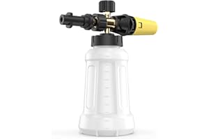 OHAYORI Lancia Schiuma per Idropulitrice Karcher K2 K3 K4 K5 K6 K7, Cannone Schiuma Alta Pressione Regolabile, Accessorio Lavaggio Auto con Ugello e Attacco Migliorato