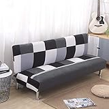 5. La funda de sofá en rejilla en blanco y negro de estilo nórdico ofrece diferentes estilos para tu hogar. Simple pero no simple, el blanco y negro es el esquema de color más clásico. Creo que te encantará.