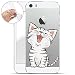 Produktbild finoo | iPhone SE Weiche Flexible Silikon-Handy-Hülle | Transparente TPU Cover Schale mit Motiv | Tasche Case Etui mit Ultra Slim Rundum-Schutz | Kleine Katze