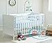 MCC Wooden Baby Cot Bed Toddler Bed 4" Premier Water repellent Mattress Made in England