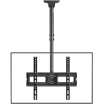 Supporto TV A Soffitto Regolabile Per TV 26-65 Pollici, Portata 50kg, Modello PSCM2, Nero
