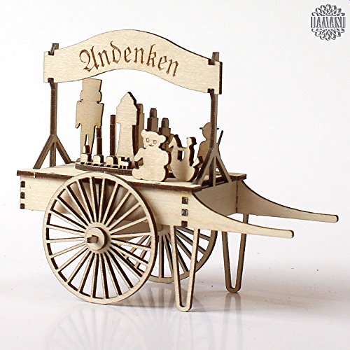 Preisvergleich Produktbild DAMASU BS_GZFI024, Bausatz-Figuren, Bausatz Andenkenwagen